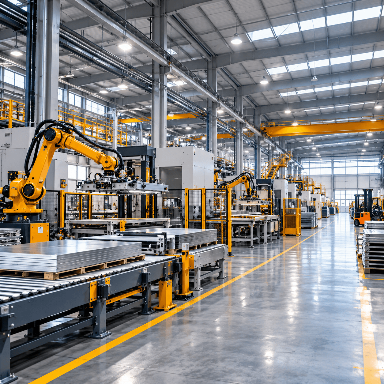 Industrial Manufacturing Plant and Steel Fabrication