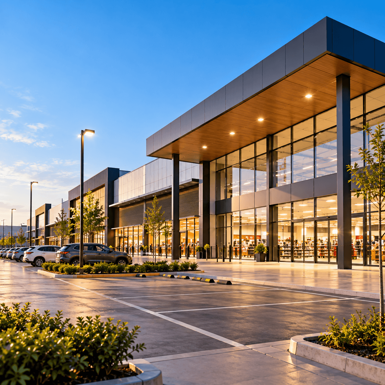 Retail and Commercial PEB Building Structure